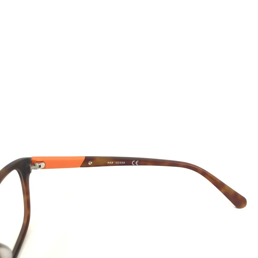 Guess Eyeglasses Frames GU1866 052 Brown Tortoise Orange Square 53-18-145